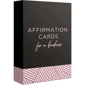 52 Badass Affirmation Cards for Women - Inspirational Gift for Her, Birthday Gifts for Women, Best Friend, Bestie, Self Care - Positive Presents for Confidence, Motivation & Daily Encouragement