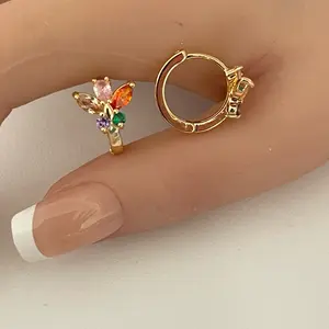 18k Gold Plated Huggie Earrings 18k Gold Plated Huggie Earrings