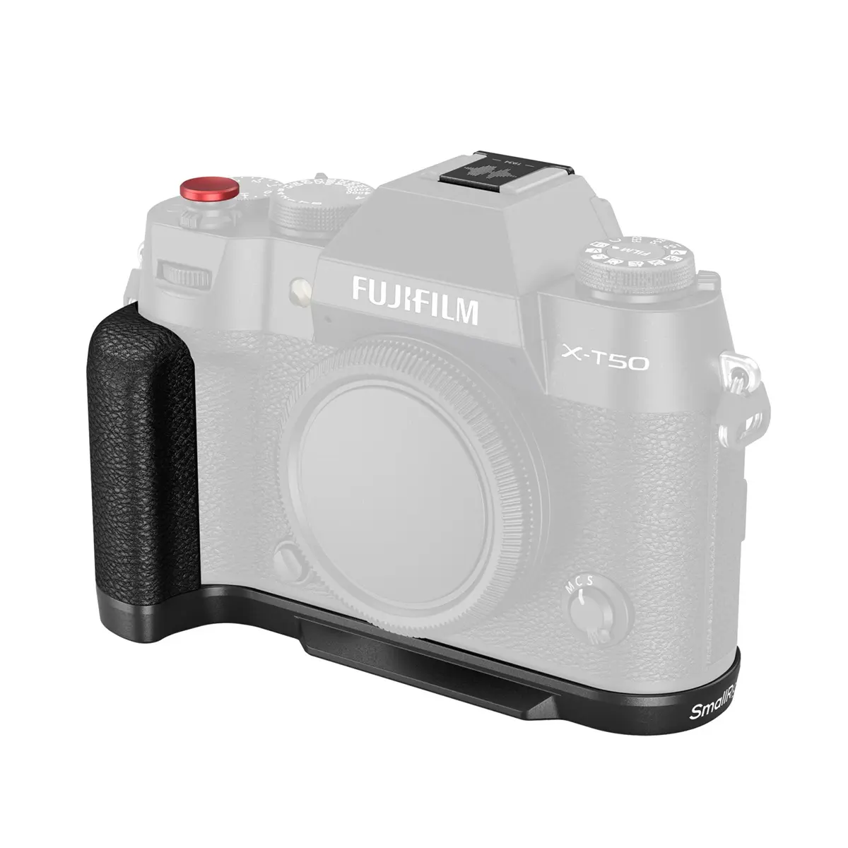 SmallRig L-Shaped Mount Plate with Silicone Grip for Fujifilm X-T50 Camera - Black Camera Tripod Accessory