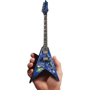 Axe Heaven -Dave Mustaine - Dave Mustaine Megadeth Signature V Rust In Peace Mini Guitar Replica Collectible  [Collectible Figurine/Statue/Bust] Collectible