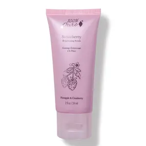 Strawberry Brightening Scrub for Gentle Skin Exfoliation - For All Skin Types