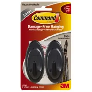 3M  Hook Wall Slate Terrace - Medium