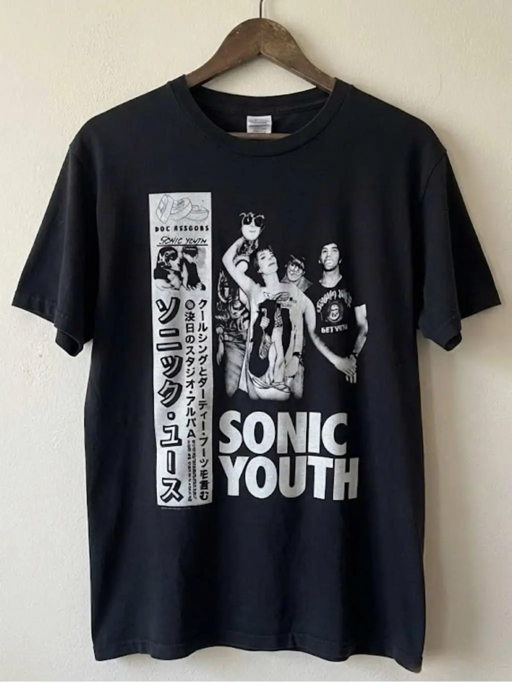 Vintage Sonic Youth Band T-Shirt, Alternative Rock Graphic Tee, Unisex Heavy Cotton Shirt