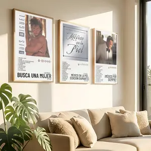 Legendary Singer L-Luis M-Miguel Poster Peel & Stick Poster Set Wall Art – Self-Adhesive Aesthetic Room Decor | Gallery-Quality Waterproof Fade & Scratch Resistant Prints | Living Room, Bedroom, Dorm Home Decoration Multiple Sizes