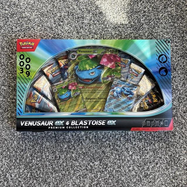 Pokémon Venusaur EX & Blastoise EX Premium Collection - Includes Promo Cards & 10 TCG Boosters for Collectors Brand New Product