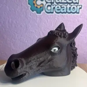 Horse Head Squirrel Feeder