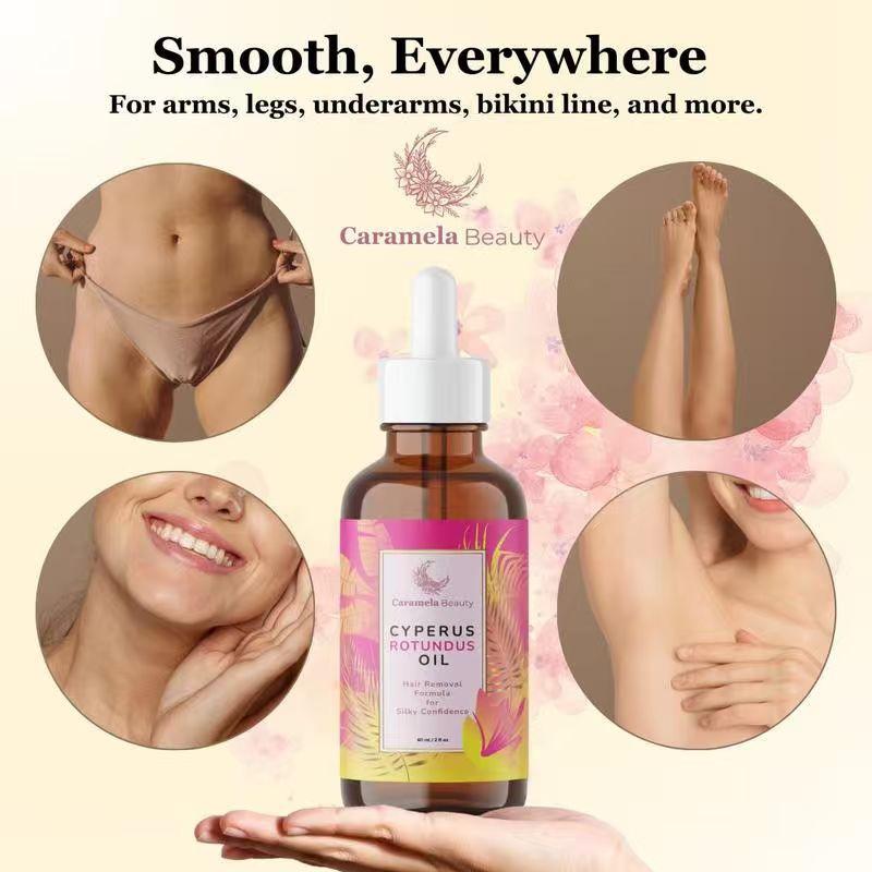 Cyperus Rotundus Oil 60ml Natural CyperusRotundus OilFor Hair Removal, Moisturizing &Soothing Cyperus Oil ForReducing Body HairGrowth, Hair Removal Oil Ideal for AllSkinTypes