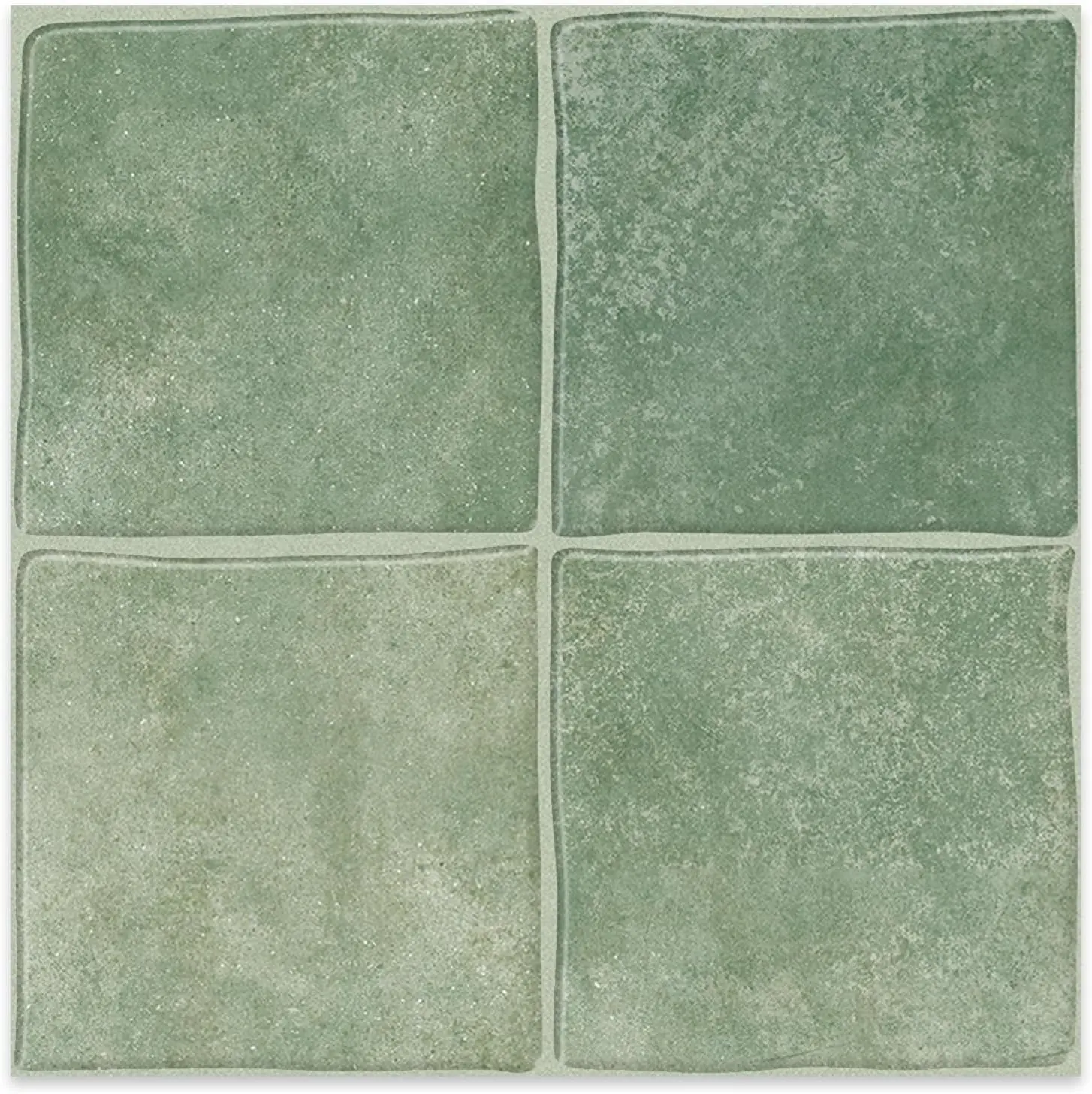 10 Sheets Thicker 3D Self Adhesive Peel and Stick Wall Tile Backsplash 12"x12" Light Green for Kitchen Bathroom
