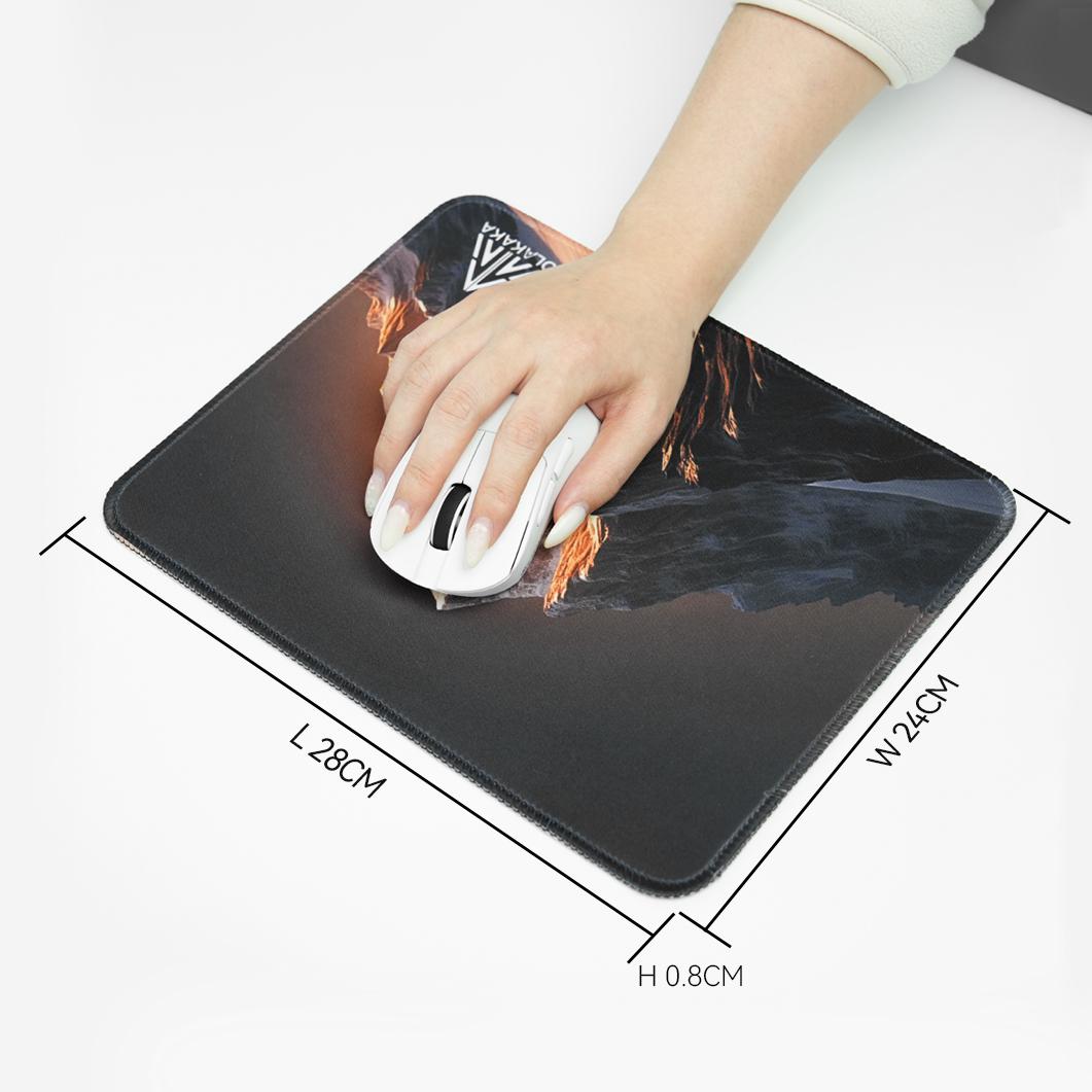 Solakaka Magic Mouse Pad, Office Computer Accessory, High-Precision Desktop Decorative Protective Pad, Rubber Non-Slip and Durable, Sunlight on Golden Mountains, Decorative.