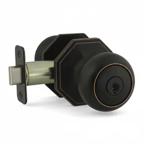 Stanton Keyed Entry Door Knob, Oil Rubbed Bronze
