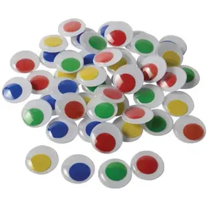 Super Color Googly Eyes - 50 Pcs