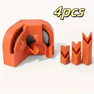 Portable Drill Bit Sharpening Tool Set for Augers and Impact Drills - Manual, No Power Required, 4-16 Piece Household Improvement Accessories, Drill Bit Sharpening Set