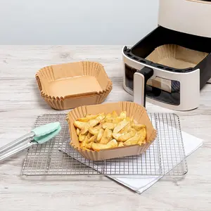 Air Fryer Liner, Non Stick Rectangular Disposable Air Fryer Parchment Paper, Air Fryer Liner Pad, Baking Utensils, Bakeware, Kitchen Accessories, Kitchen Cooking Gadgets, Fall Essentials, Kitchen Gadgets, Baking Supplies Kit