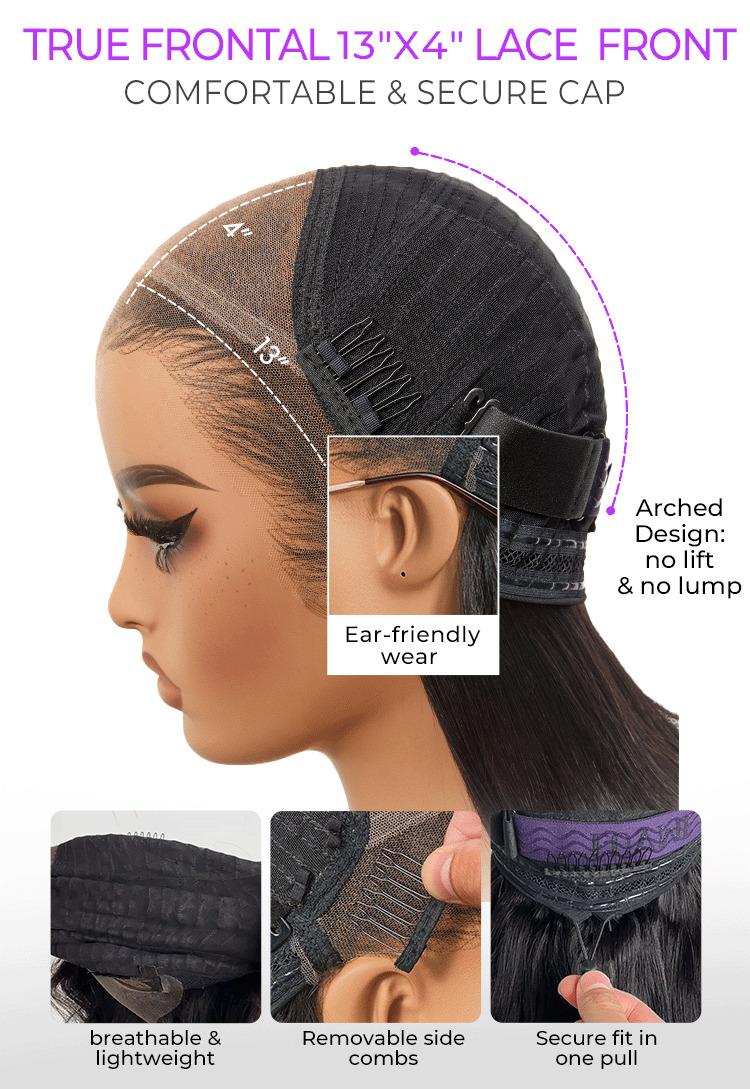 Luvme 100% Human Hair 13x6 13x4 Ear-to-ear HD Lace Front Wig – Pre-Everything Shake & Go Flexi-Fit Drawstring Hold Curls Body Wave 200%-250% Density Limited Time Offer TikTok Exclusive #luvmenewarrivals
