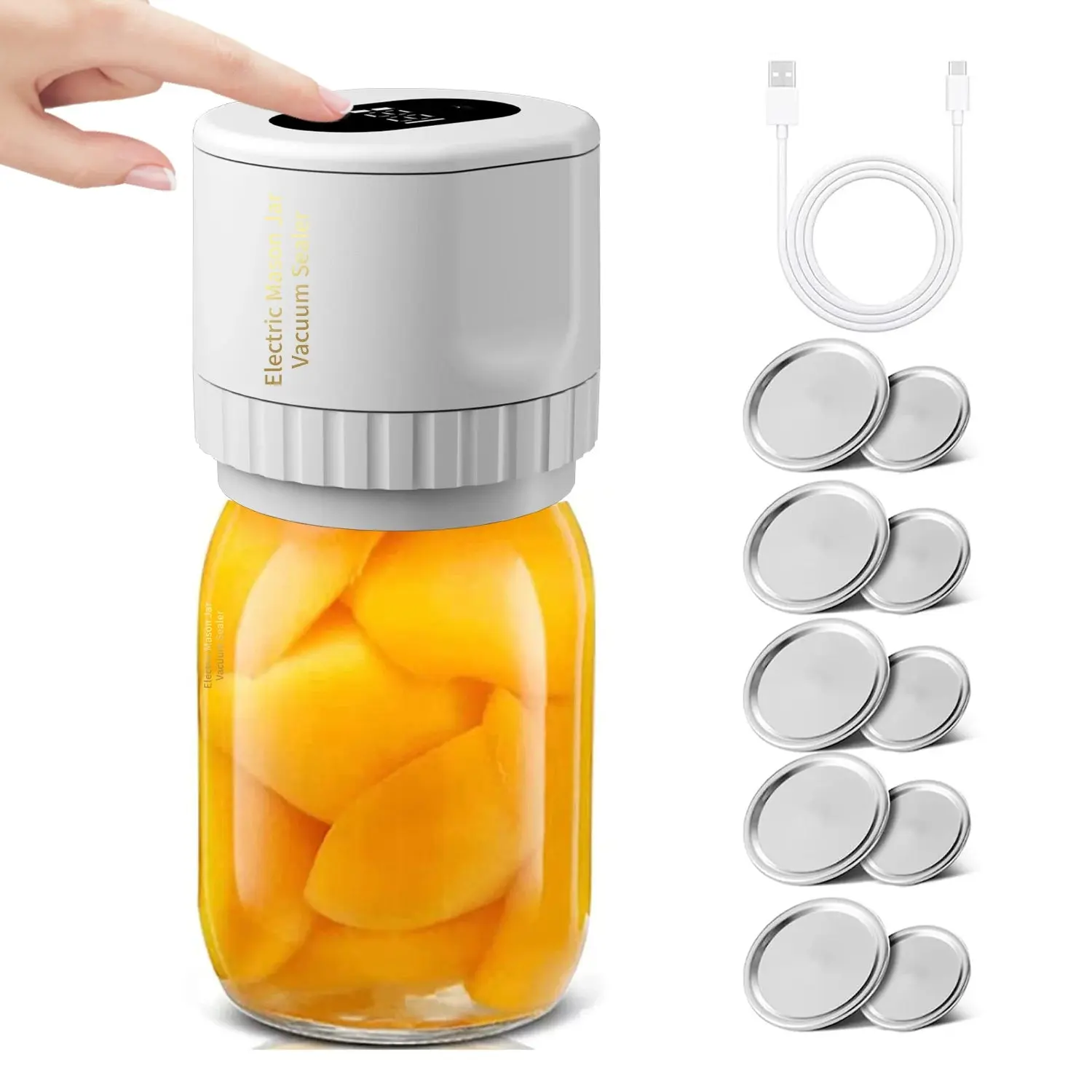 ZAPSEAL MASON JAR VACUUM SEALER KIT