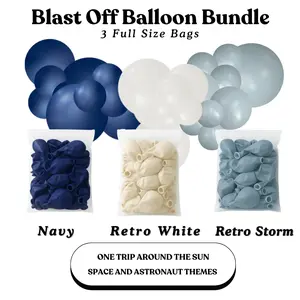 Blast Off Balloon Bundle - Navy, Retro White, Retro Storm