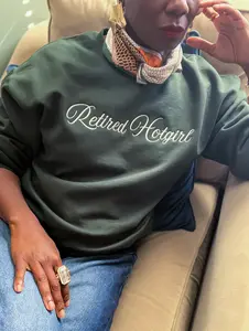 Retired Hotgirl Stitched Sweatshirt