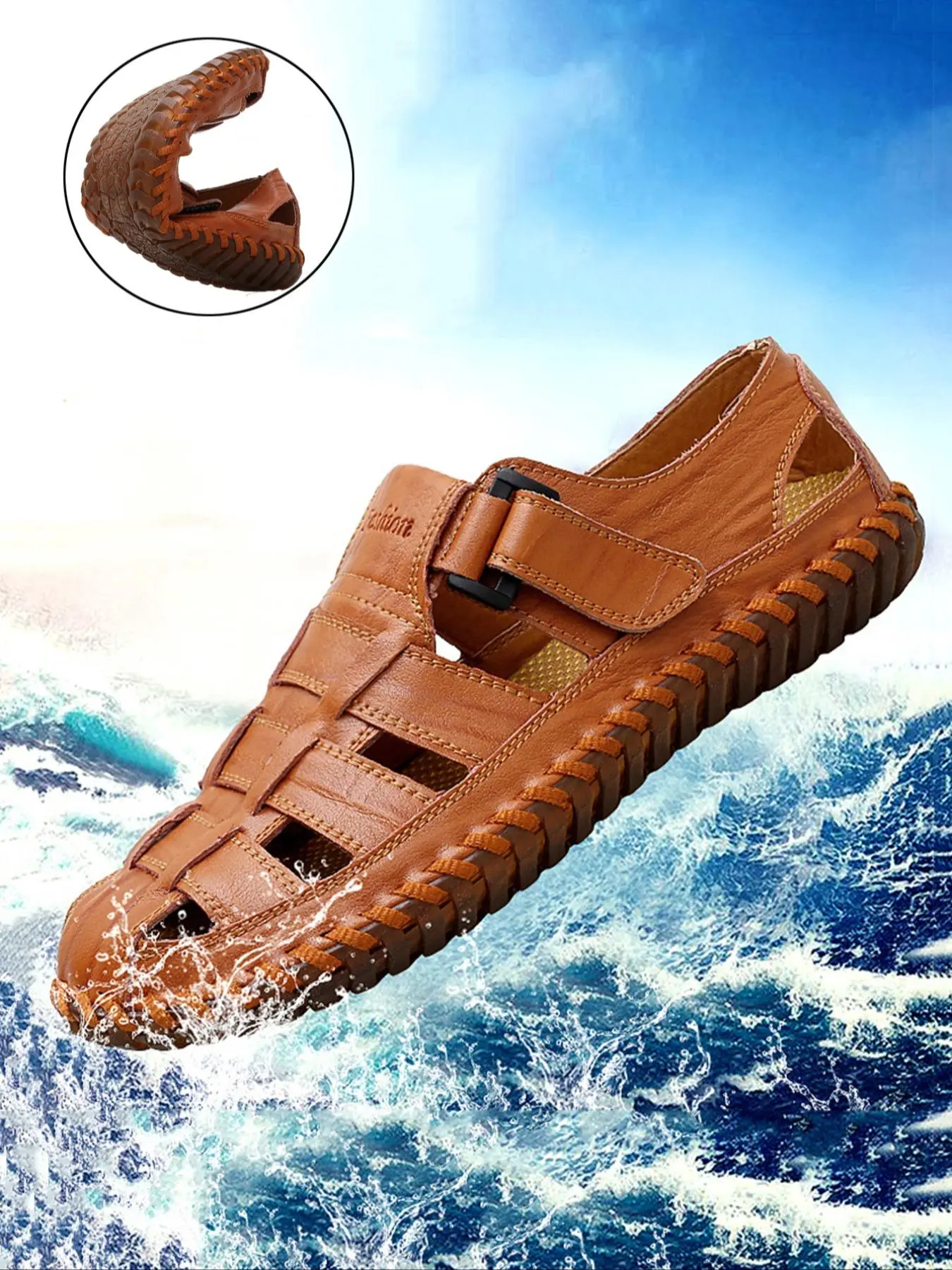 Men's Casual Outdoor Sports Sandals, Fashionable Beach Shoes for Daily Wear, Comfortable Durable Sandals for Outdoor Activities, Water Sandals, Trail Sandal, Trendy Sandals, Trending Sandals
