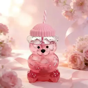 Cute Bear Cup, Seasonal Coffee and Drink Mug, Daily Use Cup, Adorable Animal Design, Perfect Gift for Kids and Adults