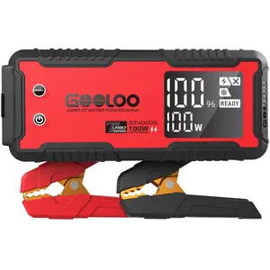 GOOLOO GT4000S Jump Starter 4000 Amp Car Starter 100W Two-Way Fast-Charging Portable Car Battery Charger Booster Pack for 10L Diesel and 12L GOOLOO GT4000S Jump Starter 4000 Amp Car Starter 100W Two-Way Fast-Charging Portable Car Battery Charger Booster Pack for 10L Diesel and 12L