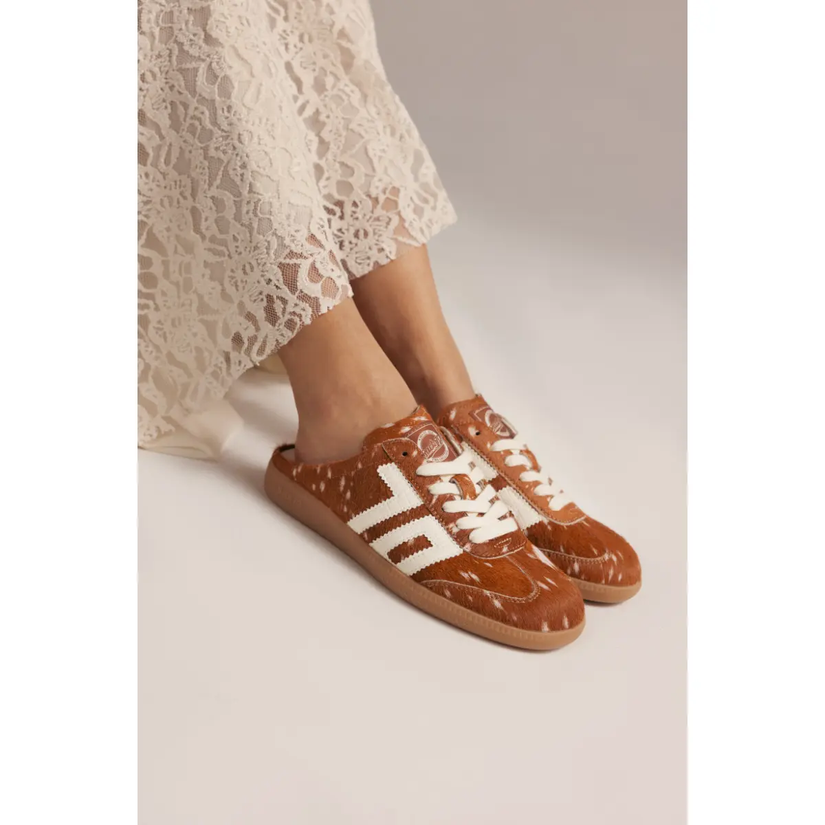 Back 70 Streetwear Easter Backless Sneaker in Sika Butter