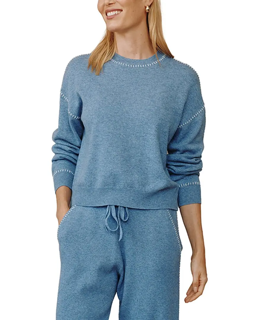 Bella Dahl Cashmere & Wool-Blend Crew Neck Sweater