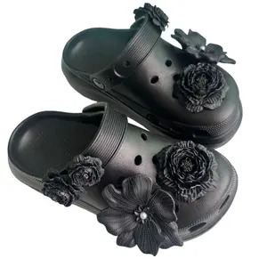 USOQ Shoe Charm Set  For Women, Flower Shoes Decoration Charms Cute Shoe Charms DIY Shoe Accessories For Birthday Party Valentine's Day, Christmas, Thanksgiving