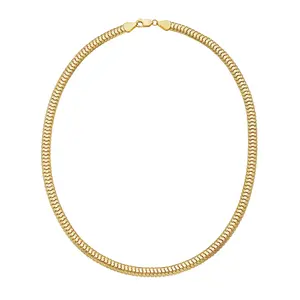 14K 5.7mm Lite Oval Snake Chain