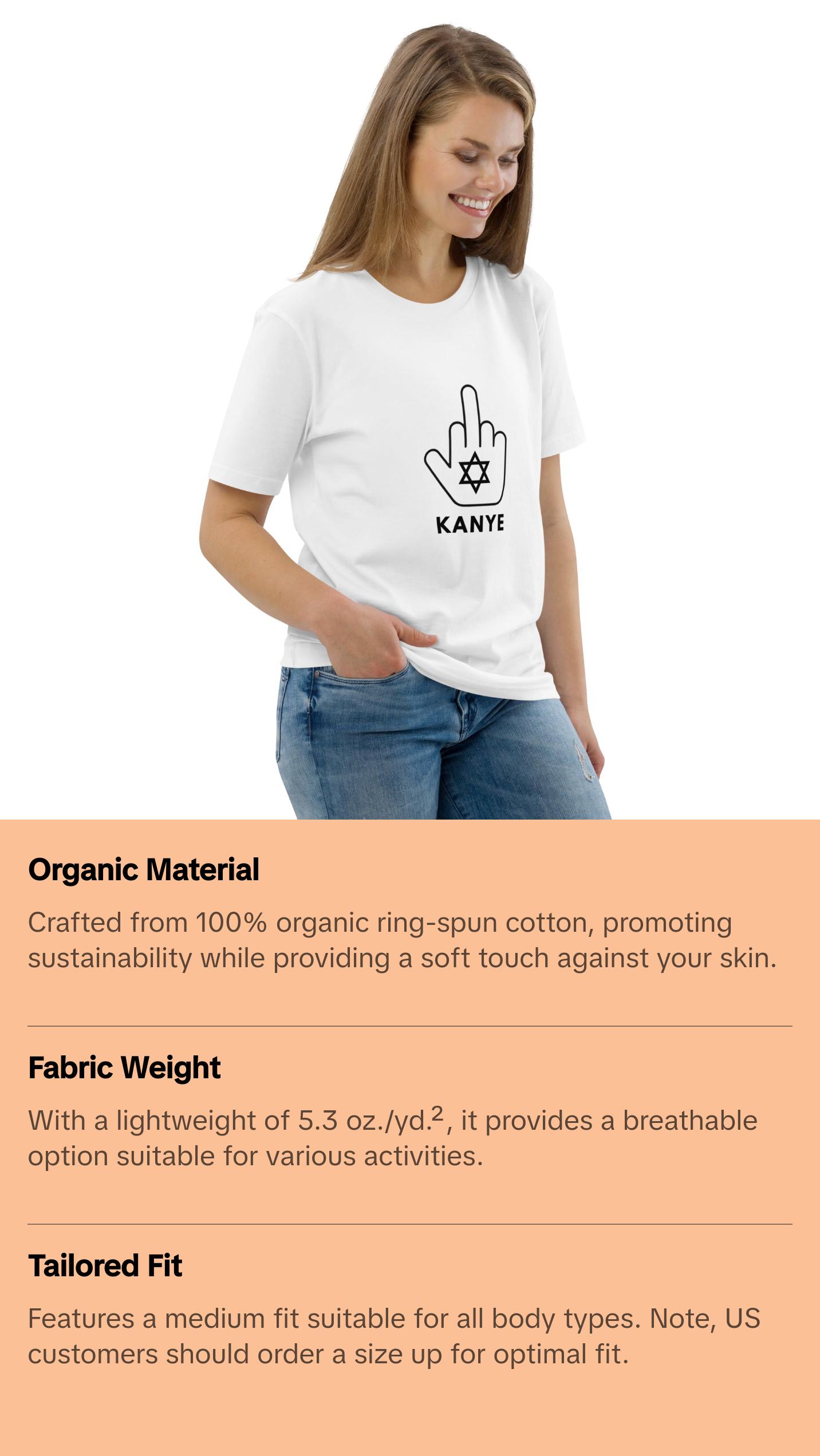 F*CK KANYE organic cotton t-shirt