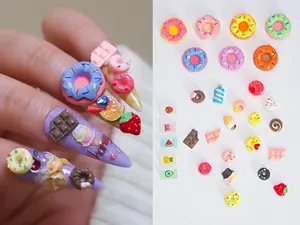 Miniature Donut Candy Sweets Nail Decal