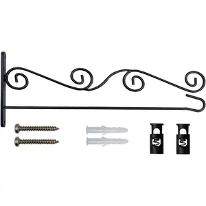 Garden Flag Stand, Wall Flag Holder/Pole with Garden Flag Stopper Powder Coated Waterproof Paint Akeydeco