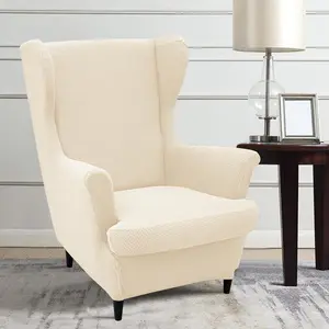 Solid Color Sofa Cover, Elastic Sofa Slipcover, Dustproof Sofa Cover for Home Living Room Bedroom Office Decor