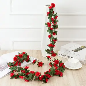 2026 New Arrival 2-Pack Rose Vines, Decorative Ornament, Spring & Valentine’s Day Special, Perfect for Party Decoration Supplies, Home, Wedding, Valentine’s Day Arch Decor, Wedding DIY, Home Decor Ornaments