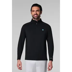 Men's Fairway Golf Pullover | Black