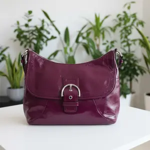 Pre-owned COACH LEATHERWARE EST. 1941 leather Shoulder Bags Coach Patent Soho Buckle Hobo & Wallet