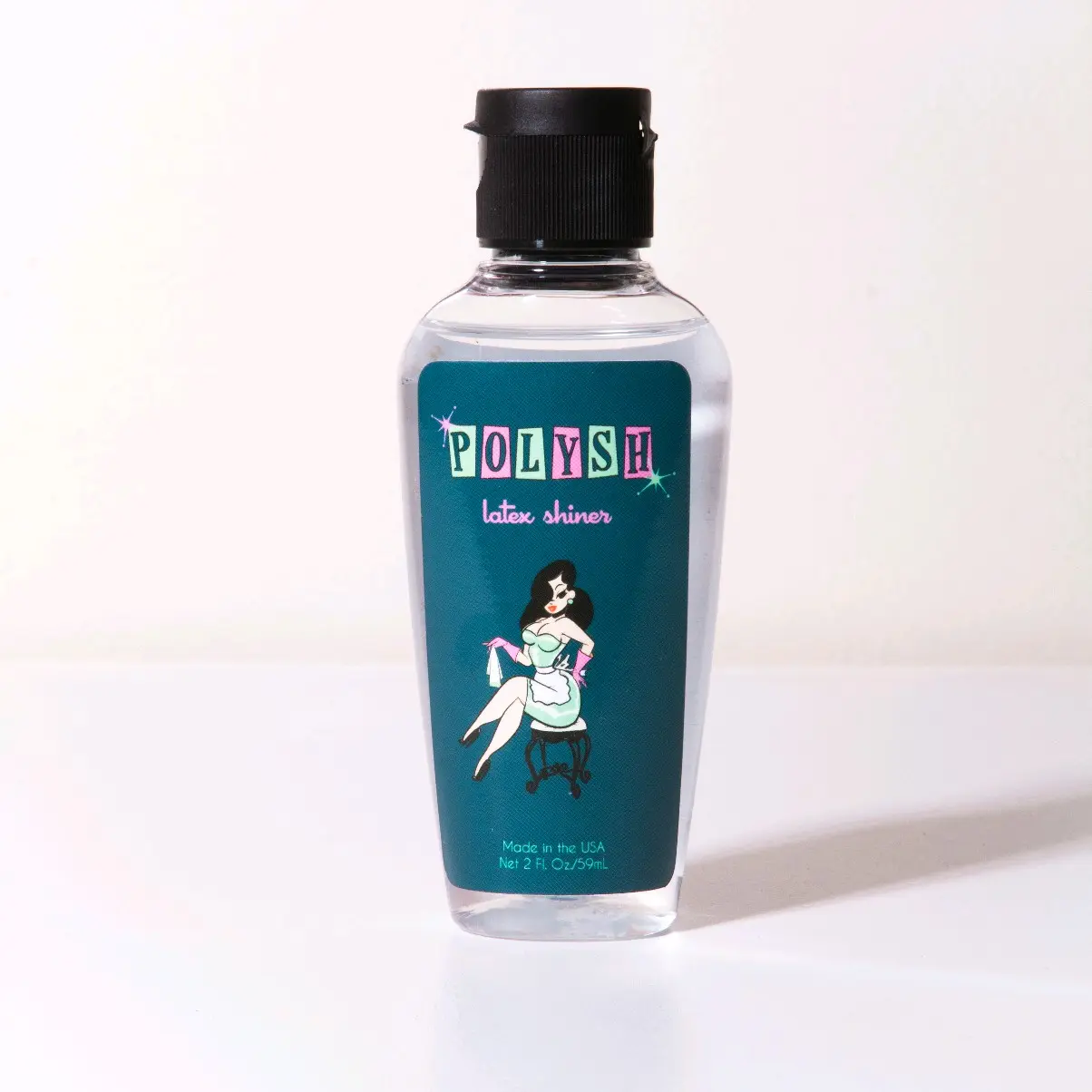 Polysh Latex Shiner - 2 ounce Travel Size Bottle - Silicone Oil to Polish your Latex Clothing