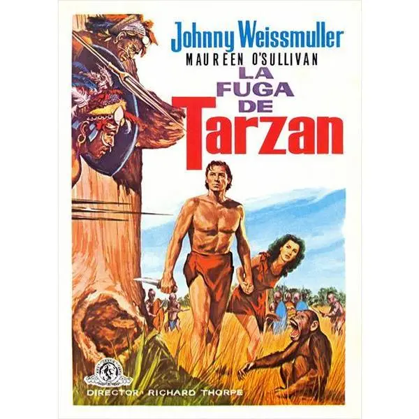Tarzan Escapes Movie Poster Print (27 x 40)