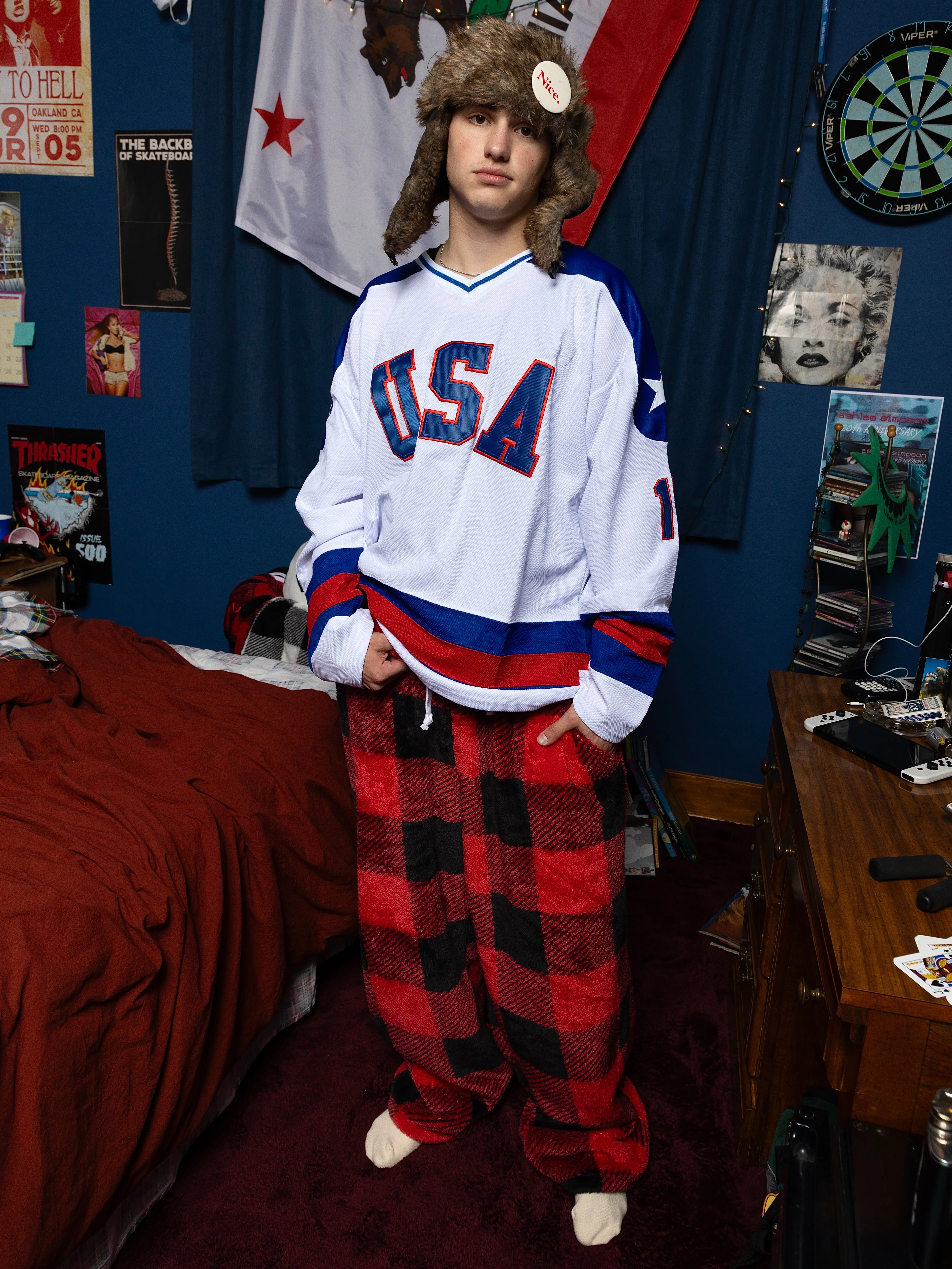 tricki | Oversized Fur Pajama Pants - Baggy, Fluffy, Double-Sided