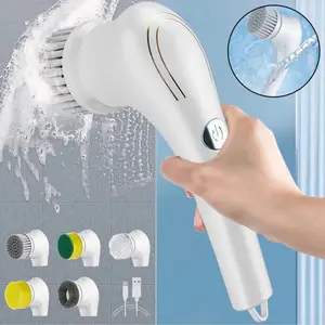 Cordless Cleaning Brush Spin Scrubber Turbo Scrub Cleaner Rechargeable