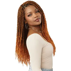 Outre X-Pression Twisted Up Butterfly Locs Crochet Loop Braid - INFINITY LOCS 18"