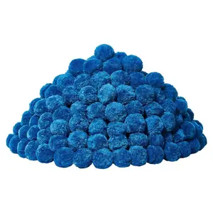 Pool Balls for Sand 4 lbs, Balls Replace Pool Sand, Reusable Blue Polyester Fiber Media with Wash Bag, for Swimming Pool Aquarium Tank Above Ground Pool