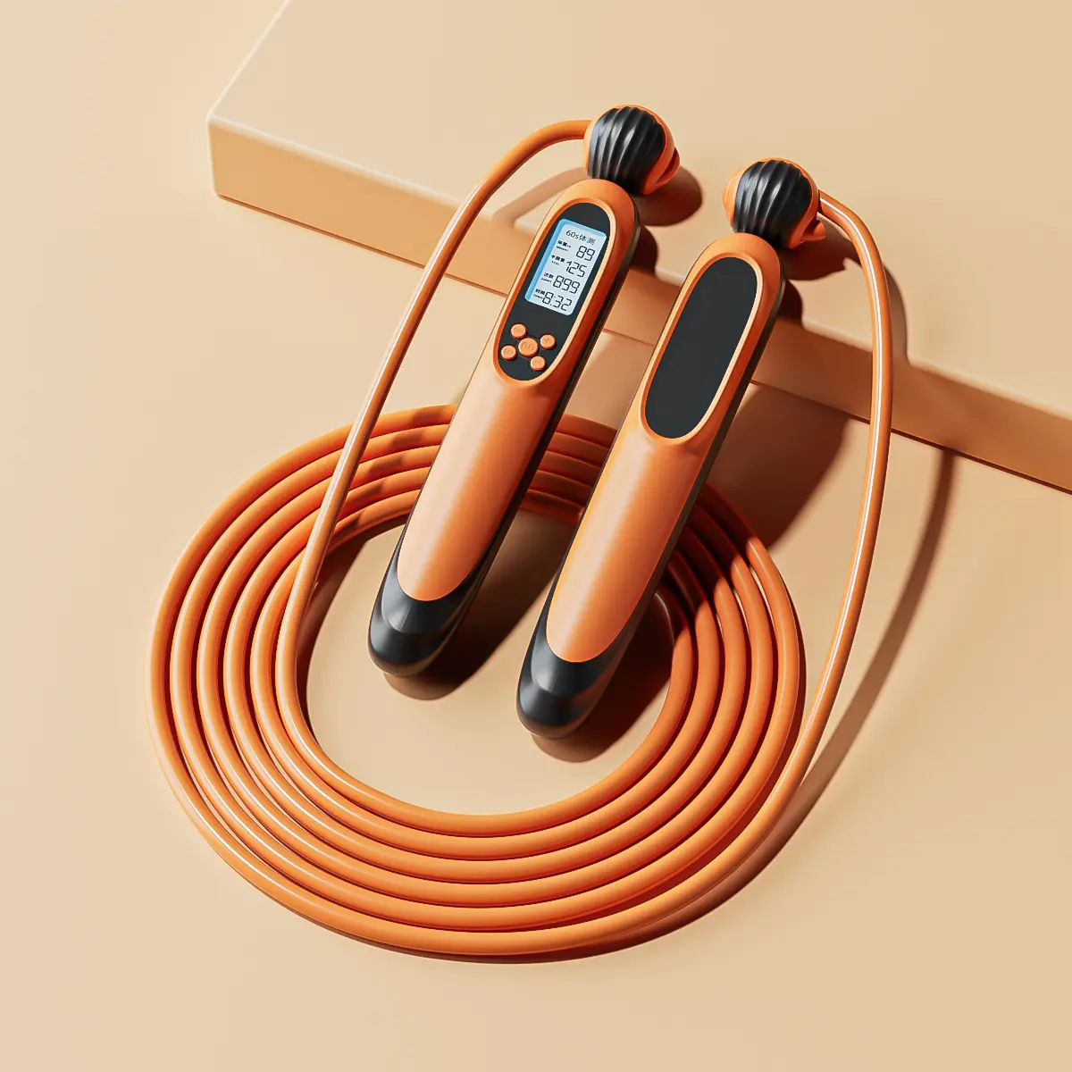 Dark Night Orange-Long Rope-Counting