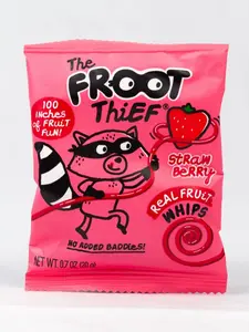 Froot Thief - Strawberry Real Fruit Whips 0.7oz Candy Snack