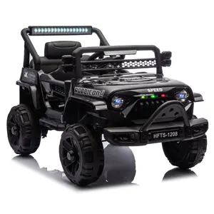 Kids Battery Powered Truck Car,Kids Electric Vehicle,12V Kids Ride on Electric Truck Car W/Parents Control,2WD,Four-wheel Suspension,Early Education Function,Adjustable Volume,USB,MP3,Bluetooth,Microphone Jack,Power Display,LED Lights for Kids Aged 1-4.