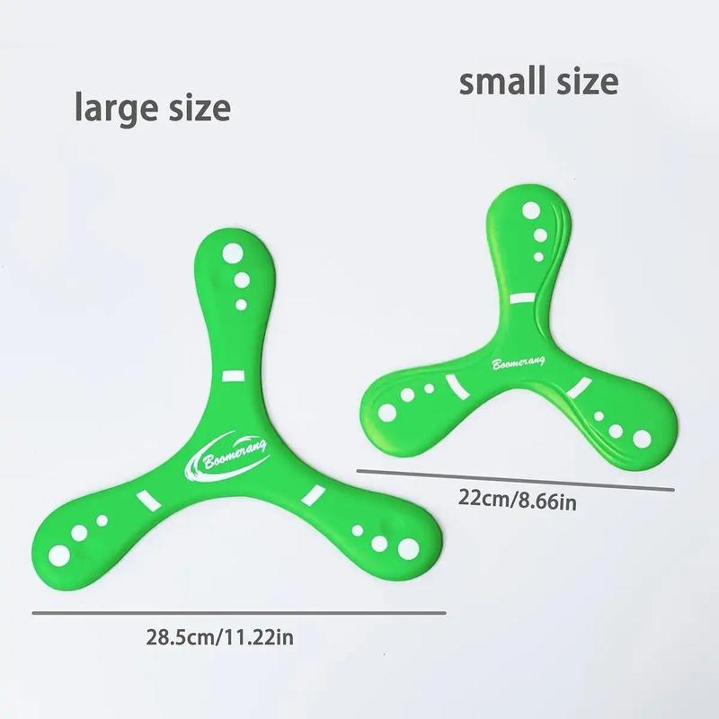 High-density EVA boomerang - suitable for adults, soft and safe, can be flown indoors/outdoors, brightly colored, makes a perfect gift for relaxation and social interaction, ideal for birthdays, Christmas, Easter, graduations, etc., one per pack.