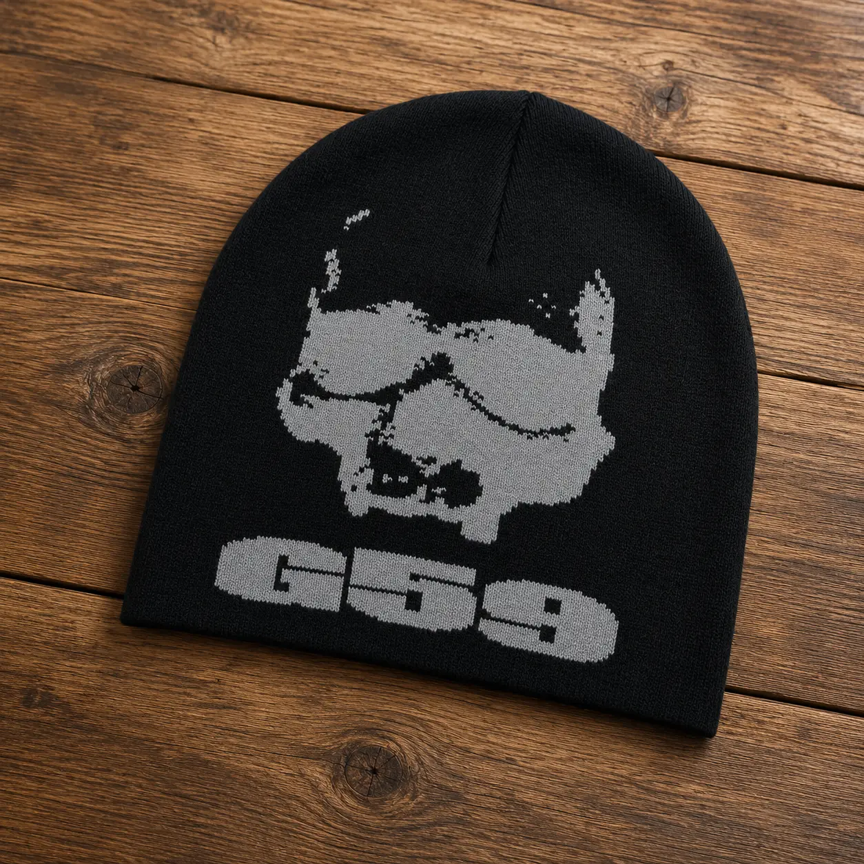GREY 59 MENS BEANIE