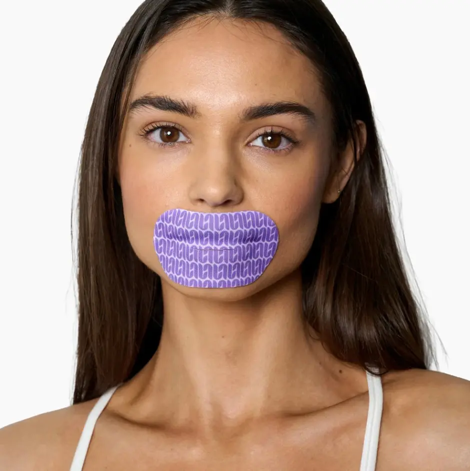 LOOPS Night Shift Hydrogel Mouth Tape - 10 Pack Overnight Lip Mask Patches, Moisturizer for Selfcare Glowup, Fresh Hydrating Multi Balm