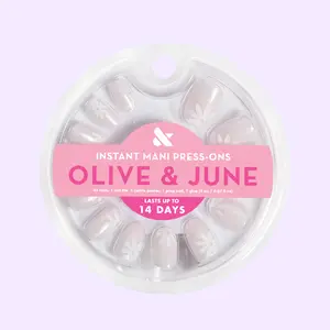 Chrome Daisy Pop - Press-On | Short | Round