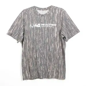 40th Anniversary Long Live Real Tri-Blend Camo Shirt | Realtree Original, Realtree Shirt For Men, Hunting 3D Shirt, Deer Hunting Tee, Camo Pattern Men Shirt