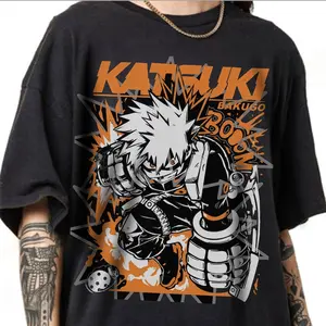 Bakugo Katsuki My Hero Academia Anime Shirt, Japan Shirt, Special Shirt, Lovers Shirt, Anime Gift, Anime Vintage Special